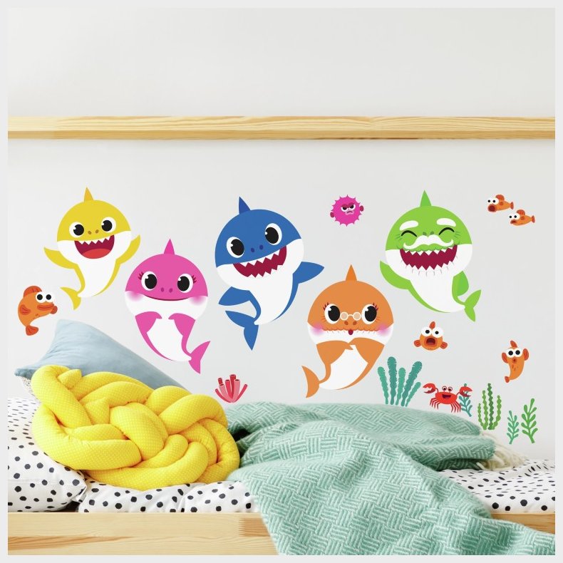 Baby Shark Wallstickers