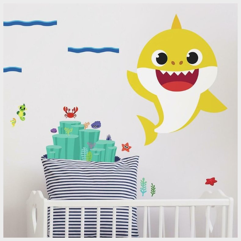 Baby Shark Gigant Wallstickers