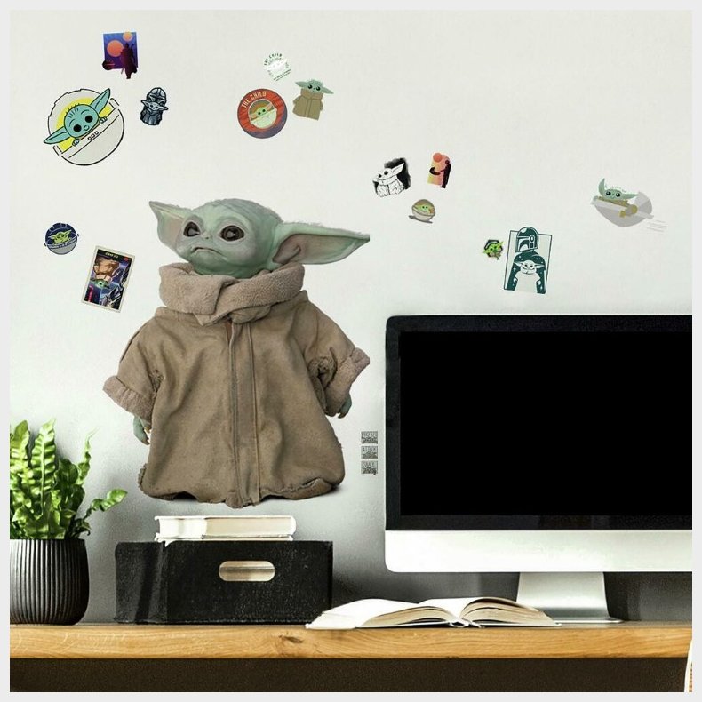Star Wars Mandalorian -  Baby Yoda  Wallstickers