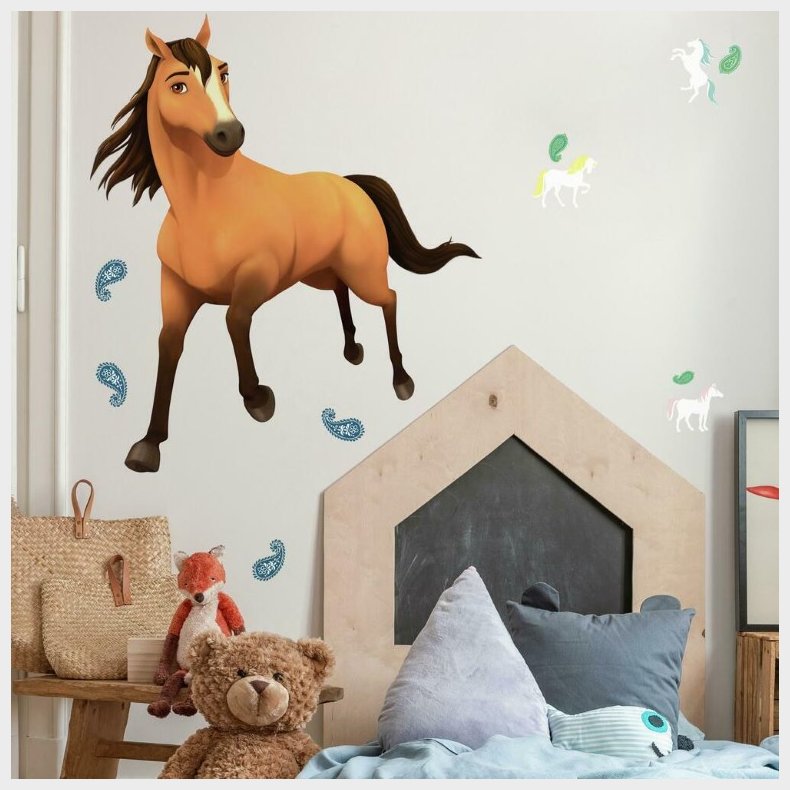 Spirit Heste Gigant Wallstickers