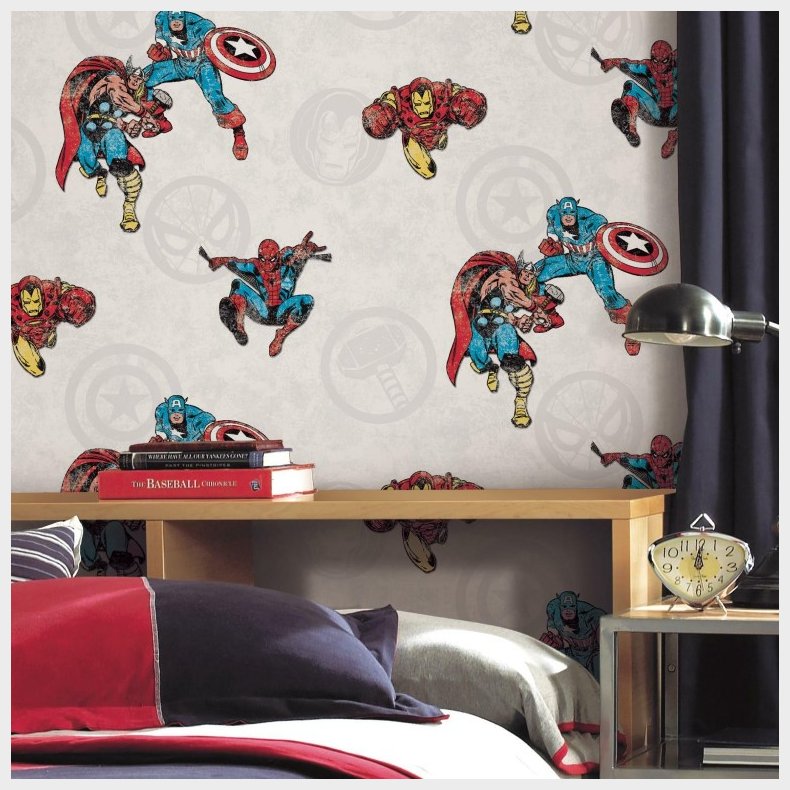 Avengers Classic Tapetrulle 45,72 x 574 cm