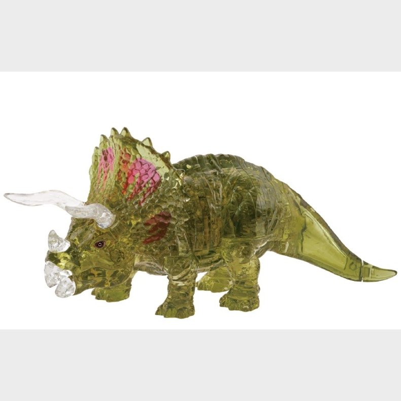 3D Krystalpuslespil - Dinosaur Triceratops