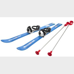 Ski til Brn 90 cm med skistave, Bl