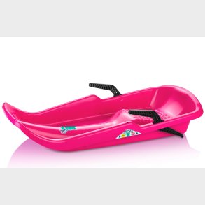 Twister Bobslde / Klk med hndbremser, Monster Pink