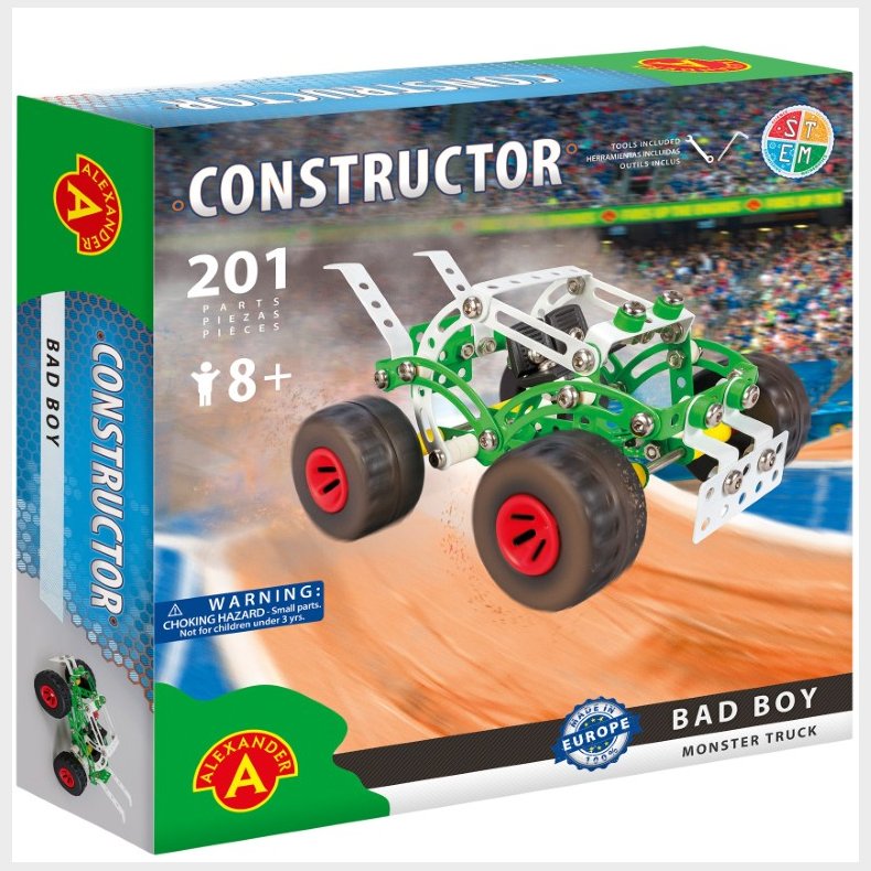 Monster Truck Metal Konstruktionsbyggest - Bad Boy