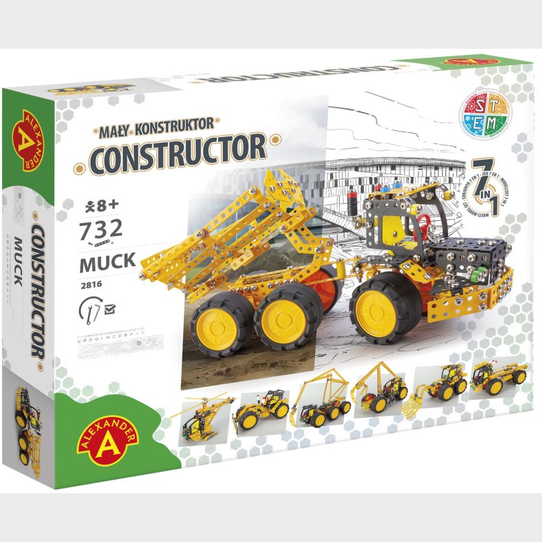 Constructor Pro Muck 7-i-1 Metal Konstruktionsbyggest