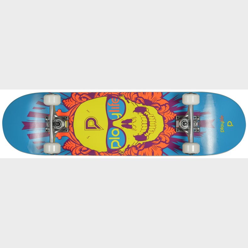 Playlife Skull Head Skateboard