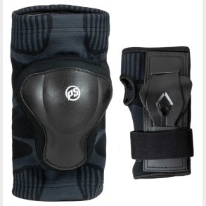 Powerslide Onesize Dual Pack beskyttelsesst,  til mnd Sort