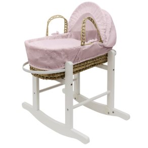 Kinder Valley Moses kurv / Dukke Lift inkl. sengest + stativ, Pink