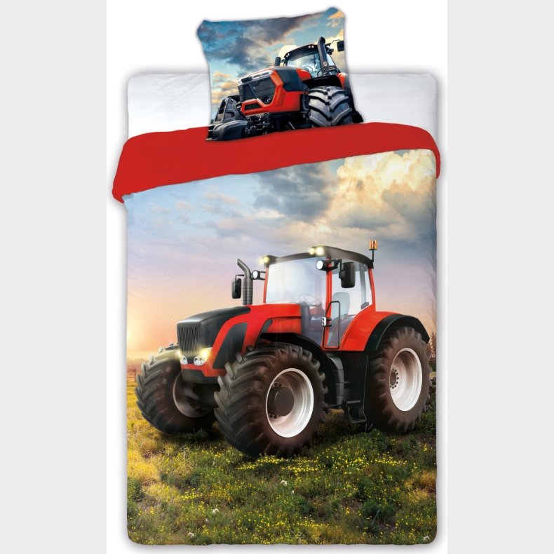 Traktor - turbo Sengetj 140x200 cm - 100 procent bomuld