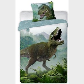 T-Rex Dinosaur Sengetj 140x200 cm model 2 - 100 procent bomuld