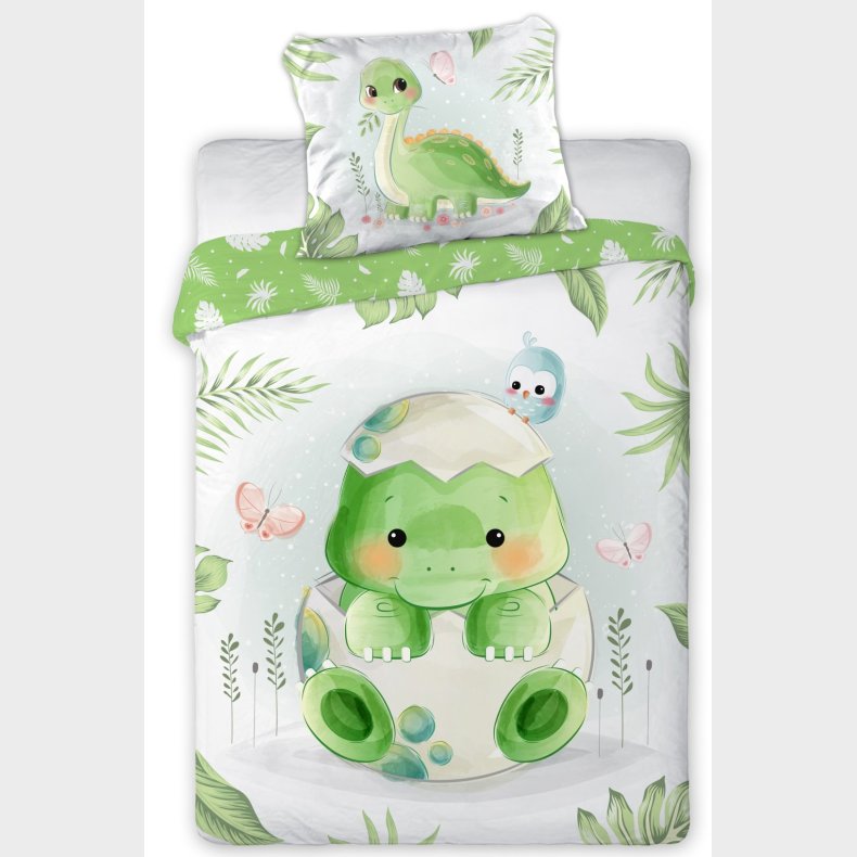 Baby Dino Junior Sengetj 100x135 cm - 100 procent bomuld