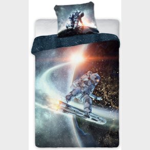 Space Astronaut Sengetj 140x200 cm - 100 procent bomuld