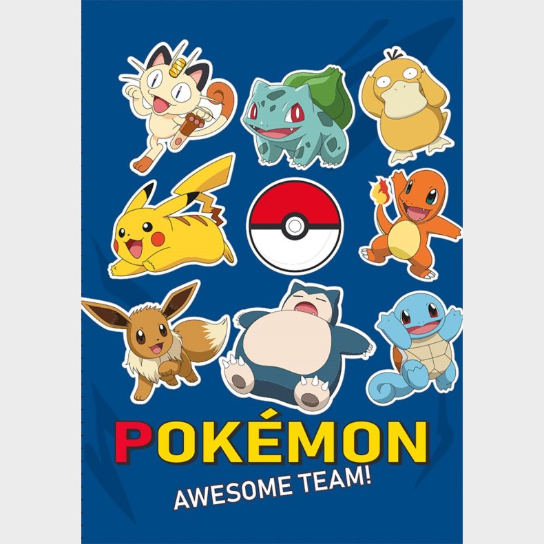 Pokemon Fleece tppe - 100 x 140 cm
