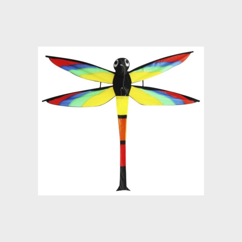 Dragonfly 3D drage til brn fra 6 r,  110 x 144 cm