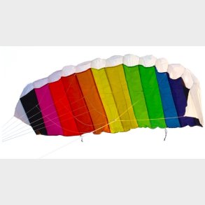 Faldskrmsdrage Rainbow 120 med 2 liner til brn fra 6 r