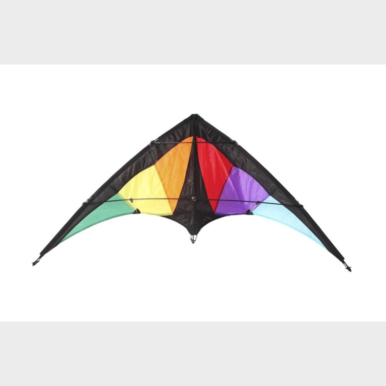Stunt Dragon trick drage til brn fra 6 r med 2 liner, 120 cm