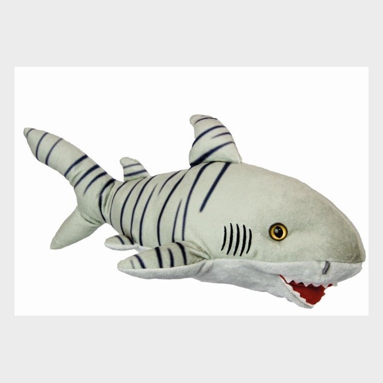 Tigerhaj Plysbamse 40x15 cm - All About Nature