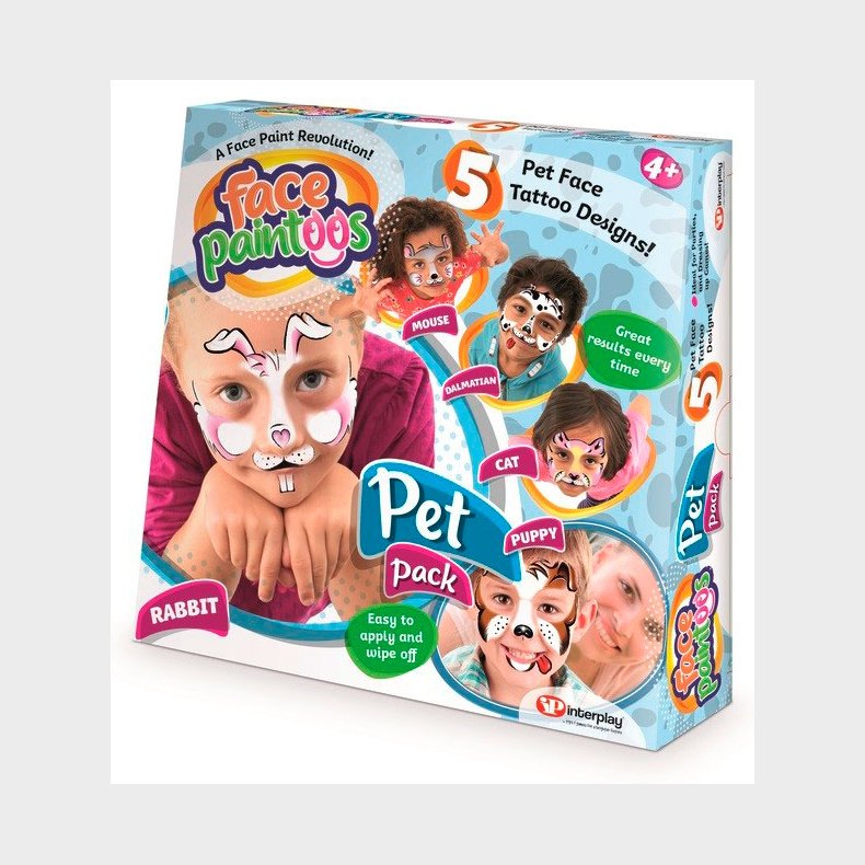 Face Paintoos Kledyr Pakke