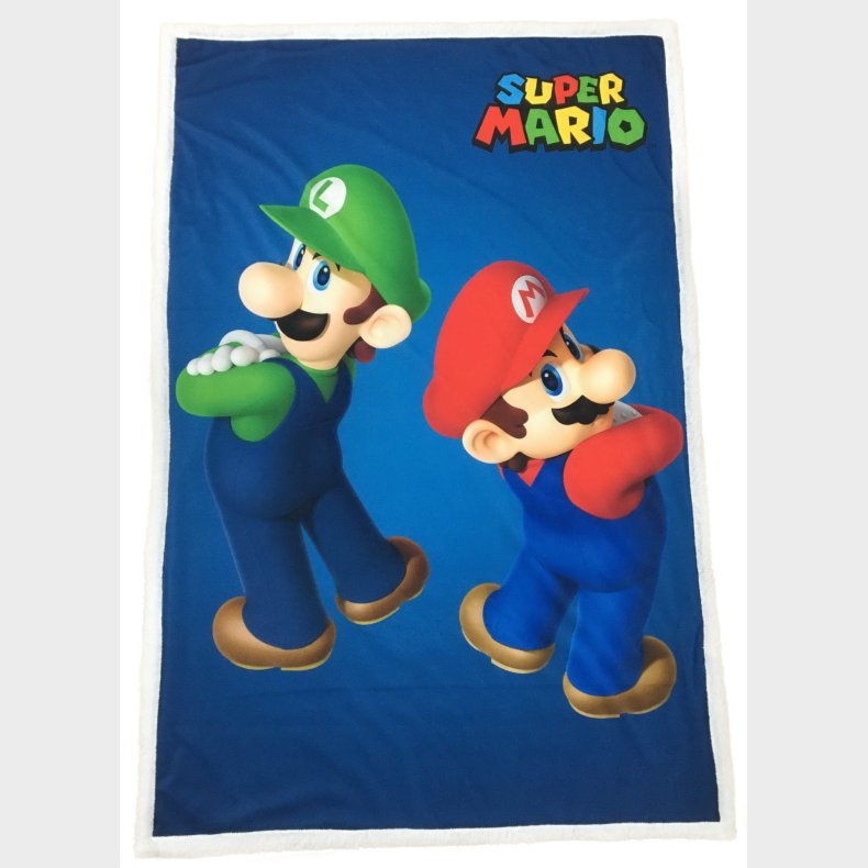 Super Mario Sherpa Fleece tppe - 100 x 150 cm