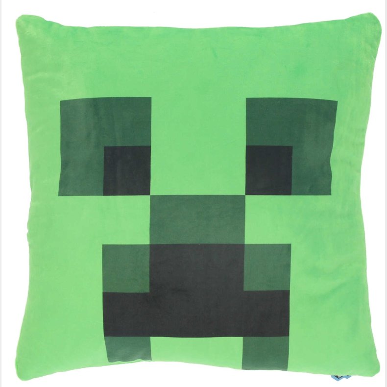 Minecraft Velour Pude, grn