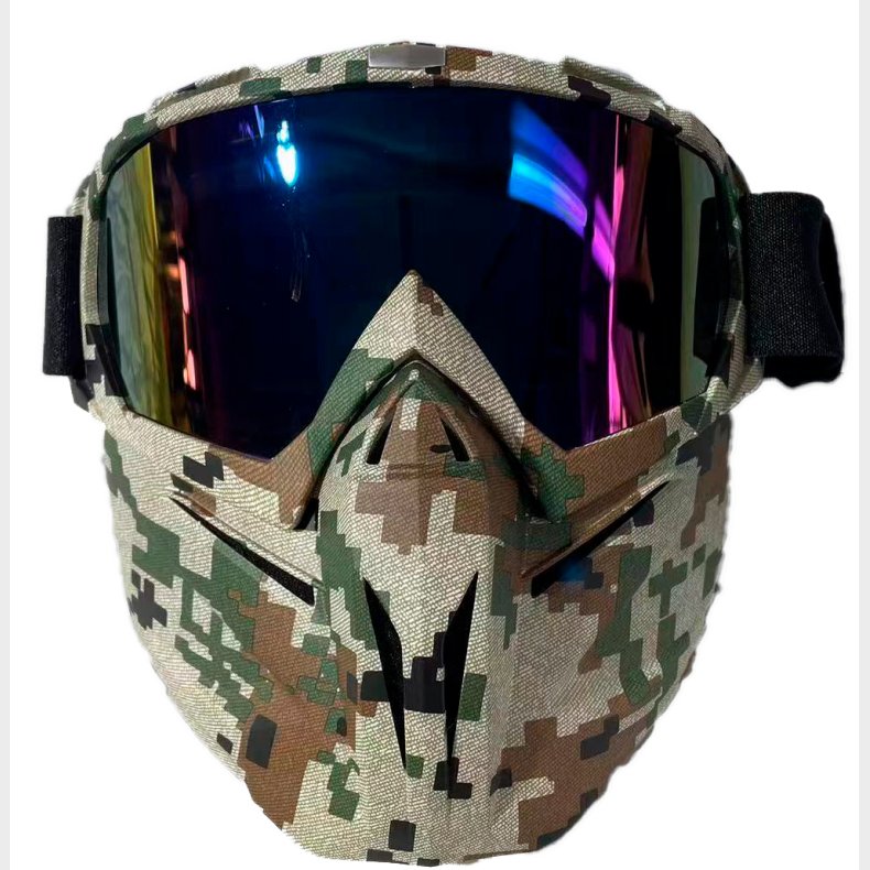 Full face maske til Gel blaster, Camo