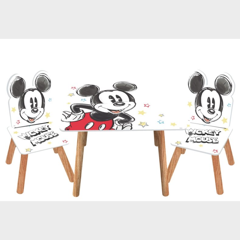 Disney Mickey Classic Tr bord med stole