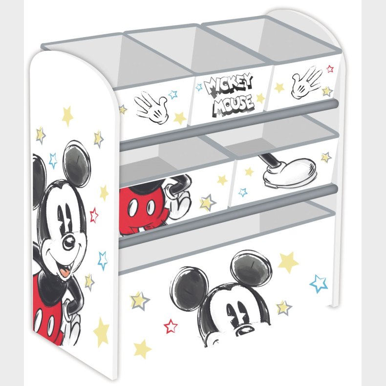 Disney Mickey Tr Reol m/6 kurve