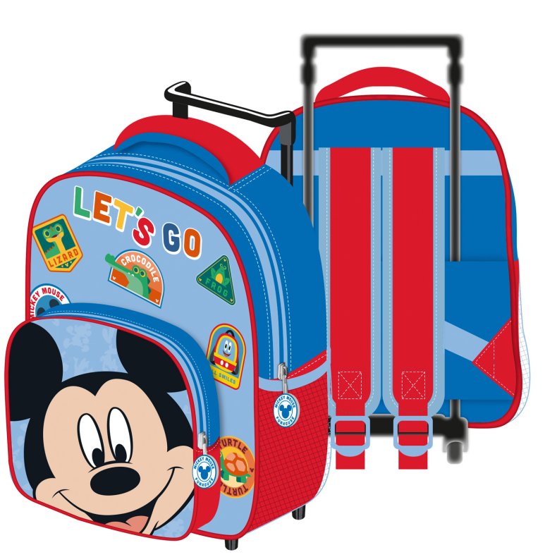 Disney Mickey Mouse Kuffert / Trolley / Rygsk til brn