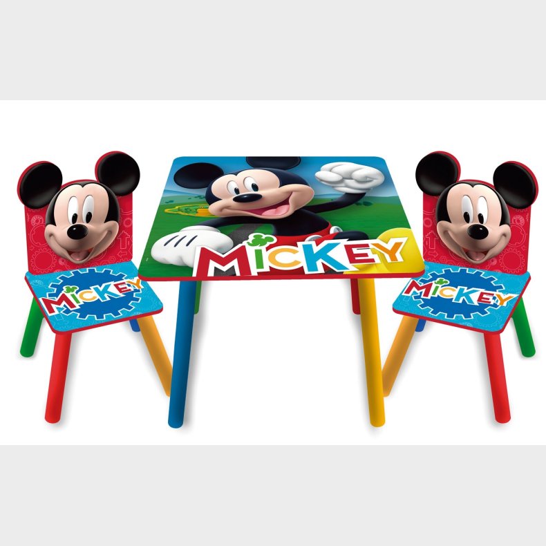 Mickey Mouse Tr bord med stole