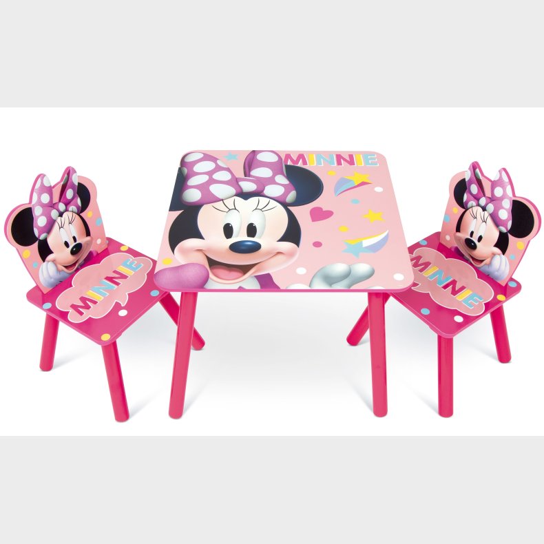 Disney Minnie Mouse Tr bord med stole