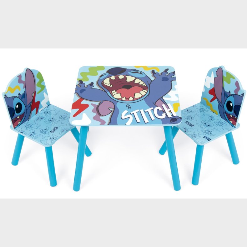 Disney Stitch Tr bord med stole