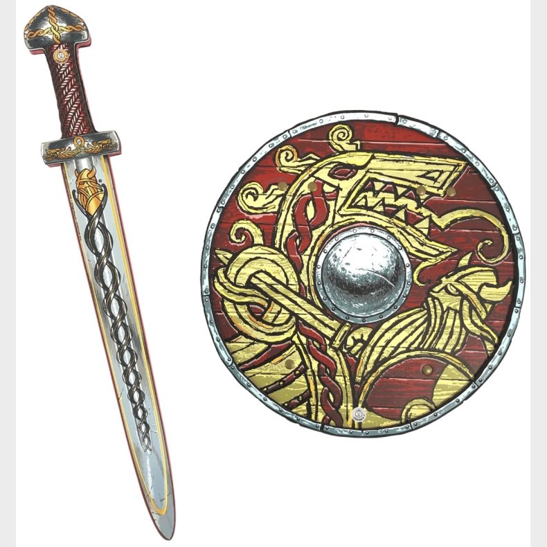 Vikinge Skum Svrd + Skjold