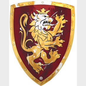 Noble Knight Skumskjold 45 x 34,5 cm 2 lag, Rd