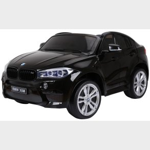 BMW X6 M 12v XXL Sort m/Gummihjul + 2.4G + 10AH