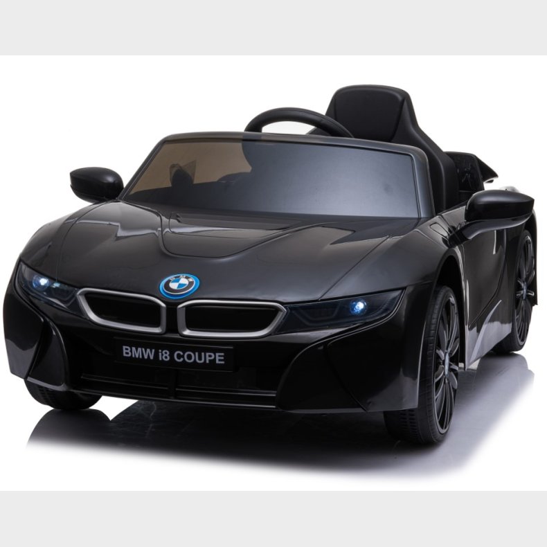 BMW i8 Coupe Elbil til brn 12v m/Gummihjul + 2.4G + Ldersde