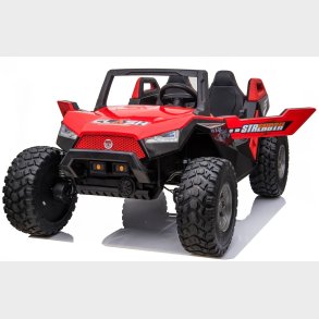 Clash Boogie XL Elbil til 2 Brn m/4x24V Motorer + Gummihjul + fjernb