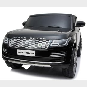 Range Rover Sport 4x4 Elbil til brn Sort m/4x12V + Gummihjul + Ldersde