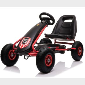 MegaLeg Champion 28 AIR Pedal Gokart m/lufthjul, sort