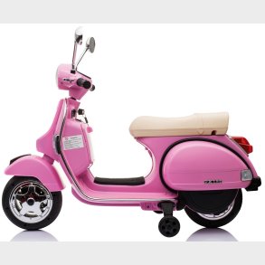 Vespa PX150 EL scooter 12V (Opgraderet udgave) Pink