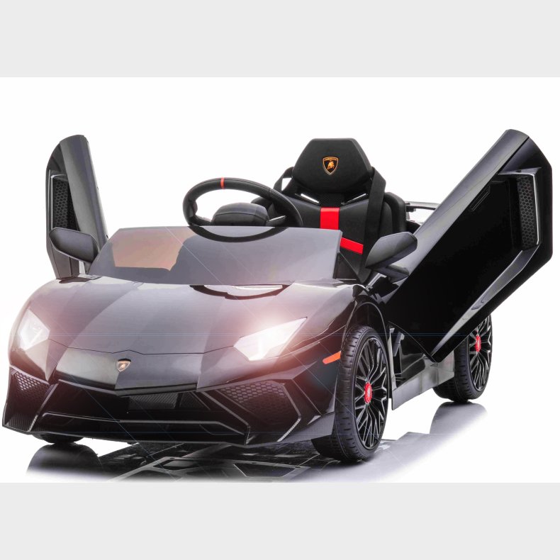 Lamborghini Aventador SV ELBil til brn 12V m/Gummihjul, Ldersde
