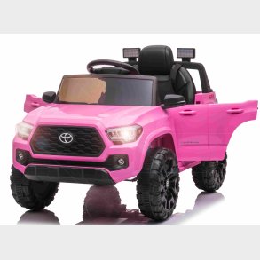 Toyota Tacoma ELBil til brn 12V m/Ldersde og 2.4G Fjernbetjening, Pink