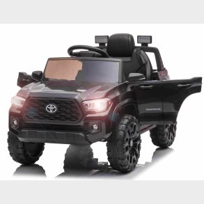 Toyota Tacoma ELBil til brn 12V m/Ldersde og 2.4G Fjernbetjening, Sort