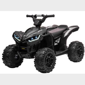 XC-Sport EL ATV til brn 12V m/2.4G Remote, Sort