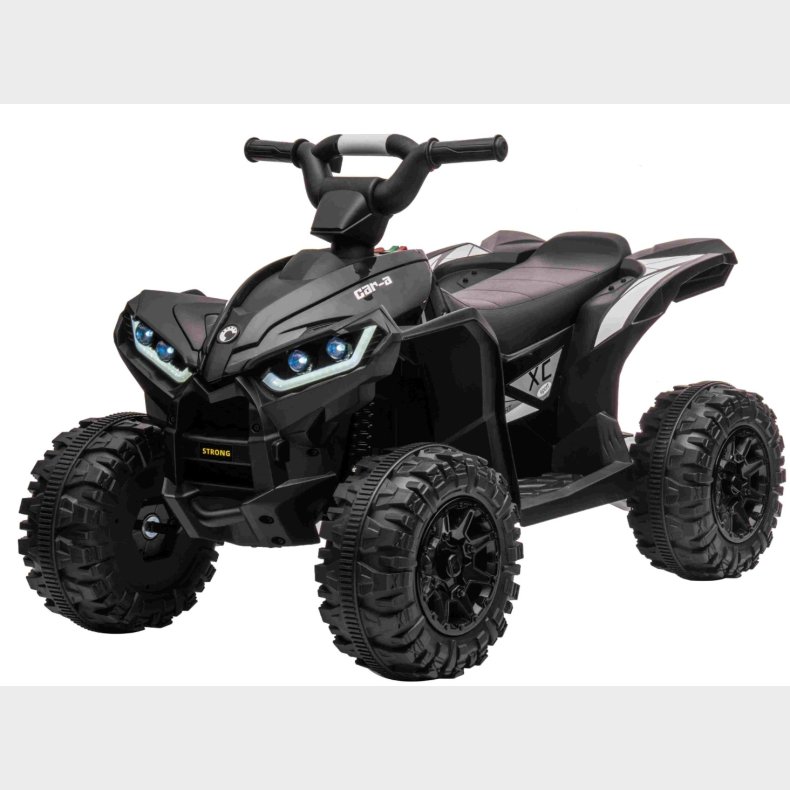 XC-Sport EL ATV til brn 12V m/2.4G Remote, Sort