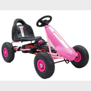 Top Racer GoKart til brn, Pink (3-7 r)