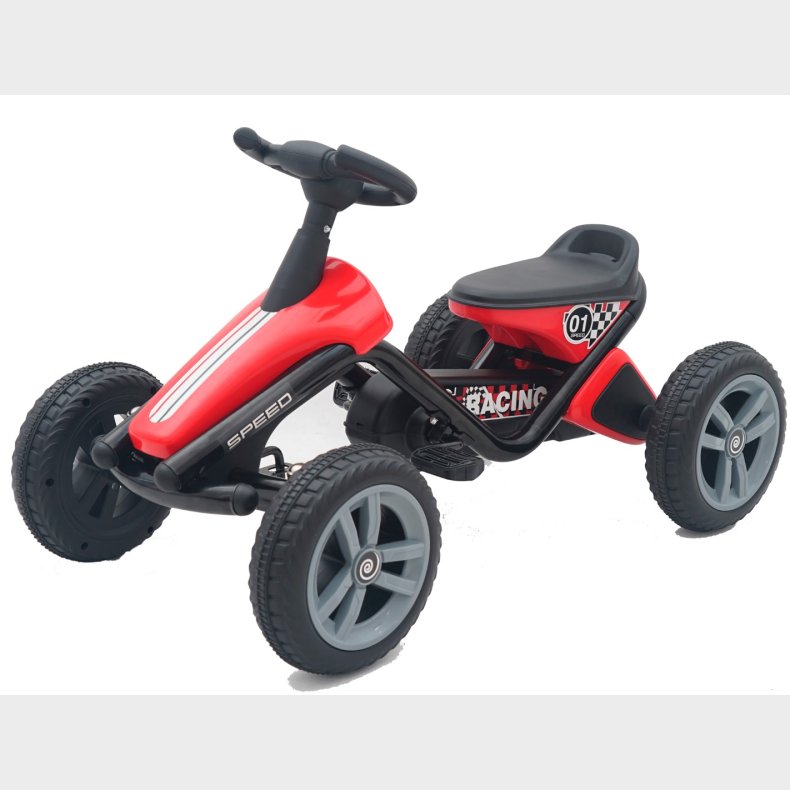 Racing 01 GoKart til brn, Rd (3-6 r)