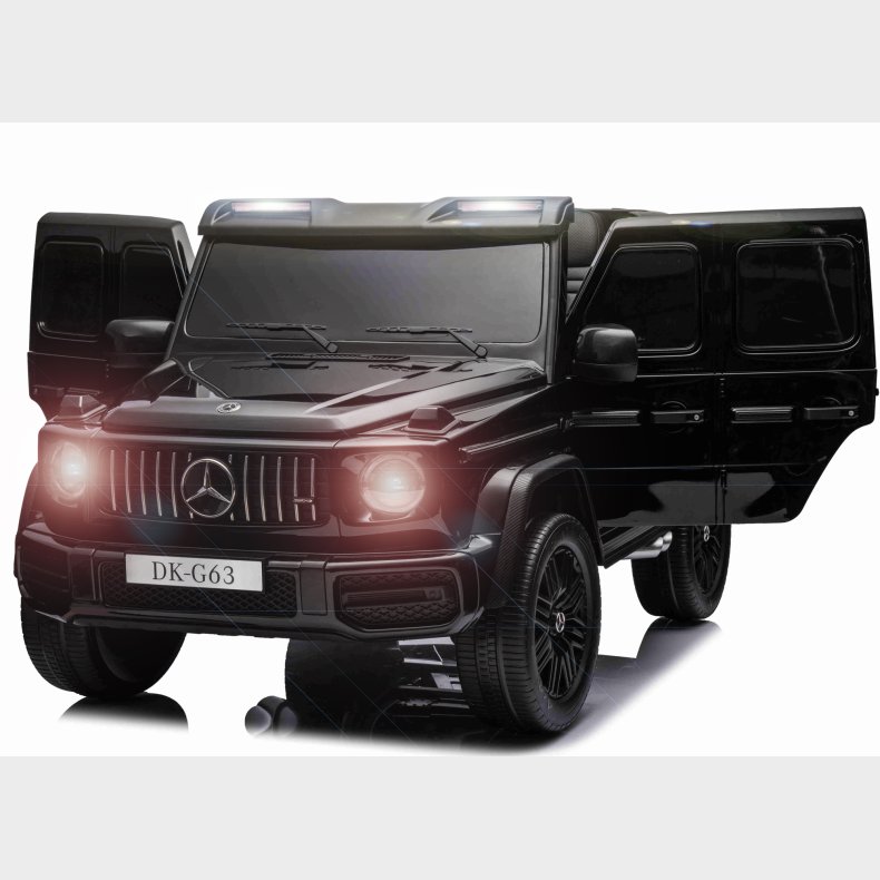 Mercedes-Benz G63 XXL elbil til 2 Brn 24V m/Gummihjul + 24V14AH