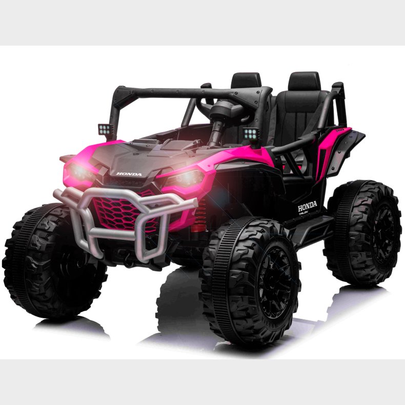 Honda Talon 1000R elbil til 2 Brn 24V m/Gummihjul+Ldersde Pink