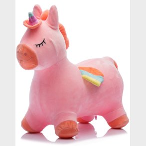 Enhjrning / Unicorn Plys Hoppedyr, Pink (fra 18M)